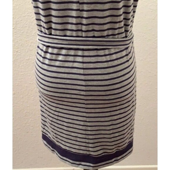 Tommy Girl Hilfiger Girls Dress size Medium New NWT Blue  Stripes Gray Beautiful - Picture 4 of 8